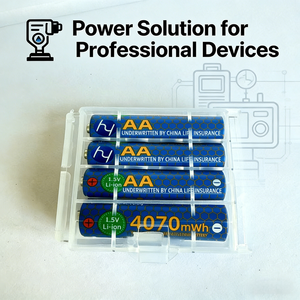 Bateria Recarregável OEM de Fábrica <span class=keywords><strong>AA</strong></span> AAA com Tecnologia Líquida, 1000 Ciclos, Cátodo LiNiMnCoO2, Longa Vida Útil, Suporte para Marca Personalizada - Product Image 6