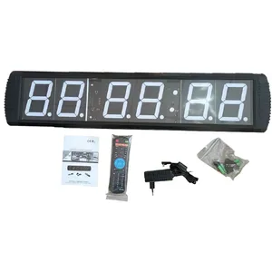 Venda quente Indoor Personalizado Esportes Fitness Equipamentos Grande Contagem Regressiva Digital Interval Gym Timer