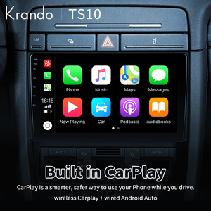 Pour <span class=keywords><strong>Audi</strong></span> <span class=keywords><strong>A4</strong></span> S4 <span class=keywords><strong>B5</strong></span> B6 B7 <span class=keywords><strong>RS4</strong></span> 2000-2009, écran de voiture Android 14, Carplay sans fil, DSP, GPS, autoradio 2din, lecteur DVD, écran tactile - Product Image 4