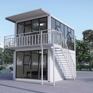 Structure en acier préfabriquée pour maison conteneur mobile, innovante, facilement assemblable, démontable, pliable, en kit plat, de petite taille. - Product Image 1