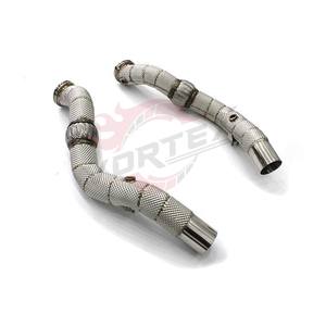 Vortex Custom High Performance Downpipe en acier inoxydable 304 poli miroir pour système d'échappement Maserati Ghibli 3.0T S Q4 - Product Image 3