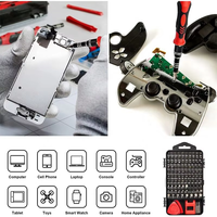 Kit d'outils de réparation électronique de précision DIY de 124 pièces, jeu de tournevis magnétique Torx Phillips pour téléphone, ordinateur, plastique