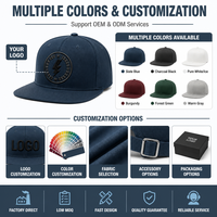 Casquette Snapback personnalisée à profil bas, non structurée, en tissu doux vert forêt, avec étiquetage privé sur mesure