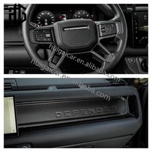 Nouvelle arrivée accessoires de garnitures intérieures automatiques en Fiber de carbone pour Land Rover Defender pièces intérieures centrales - Product Image 2