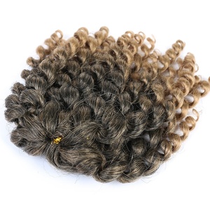 8 inç katı renkler değnek kıvırmak tığ örgüler <span class=keywords><strong>20</strong></span> kökleri kıvırmak  sentetik tığ örgü örgüler saç uzatma siyah kadınlar için - Product Image 4