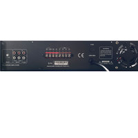 Thinuna Amplificateur de puissance professionnel TA-80E Amplificateur de mixage d'adresses publiques Mélangeur audio 4 canaux avec microphone sans fil