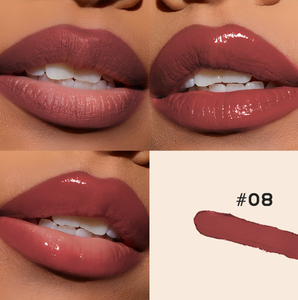 2 In1 Matte Velvet Lipliner Pen Waterproof <strong>Natural</strong> Lip Plumping Outline Contour Clear Highgloss Lip Oil Solid Lipstick 10 Colors - Product Image 4