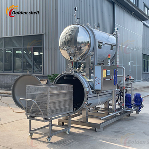 Hơi nước công nghiệp vặn lại máy Nồi hấp cho thực phẩm đóng hộp lọ thủy tinh lon thiếc nhiệt độ cao tiệt trùng - Product Image 6