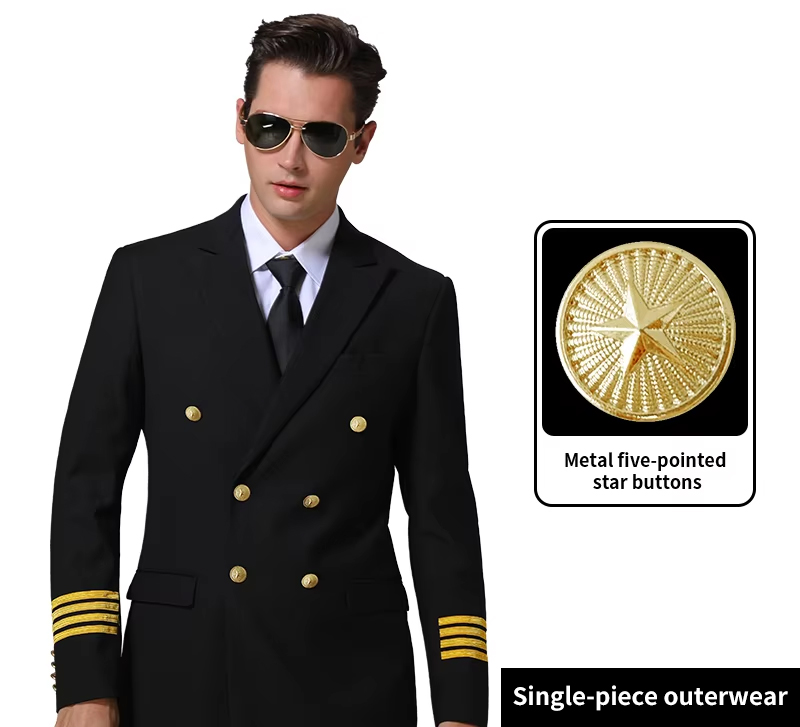 Black - Single breasted