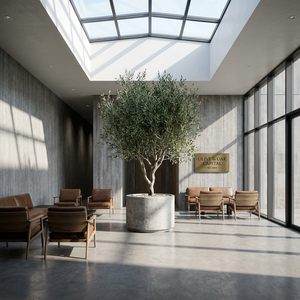 <span class=keywords><strong>Olivo</strong></span> Artificial Realista de Primera Calidad de 2.4 Metros, Planta Mediterránea Artificial Grande, Tronco de Madera Natural, Decoración de Lujo para el Hogar y Hoteles - Product Image 5