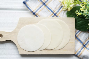 12cm 15cm 20cm ROTI <b>Dumpling</b> Gyoza Siomai Samosa Skin Wrapper Making <b>Machine</b> Commercial Tabletop Automatic Motor 304 Stainless - Product Image 6