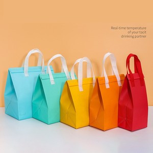 Bolsa de Almacenamiento de Alimentos con Logotipo Personalizado, Bolsas de Tela No Tejida, Portátiles, para Alimentos, Bebidas y Pasteles, Aislamiento para Mantener Caliente o Frío, Entrega a Domicilio - Product Image 2