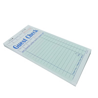 Harga Murah pemegang buku faktur struk restoran dengan kertas bantalan cek tamu & produk cetak papan Kertas