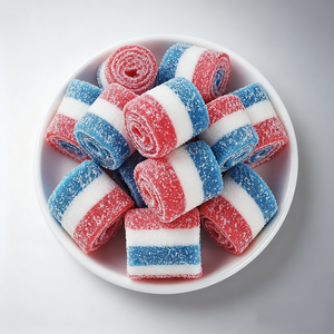 Vente en gros de <span class=keywords><strong>bonbons</strong></span> gommeux à la pectine saveur <span class=keywords><strong>gélatine</strong></span> aigre doux fruité personnalisables prix préférentiel en vrac certifié halal - Product Image 3