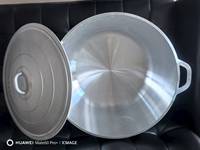 Marmite de cuisson professionnelle en aluminium moulé sous pression de haute qualité avec couvercle, vente en gros d'usine, modèle classique très demandé pour cuisines commerciales