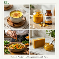 Poudre de gingembre et extrait de curcuma de qualité alimentaire, complément nutritionnel très vendu