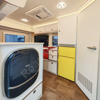Caravane de luxe moderne en aluminium aéronautique, tout-terrain, avec douche et toilettes, légère et remorquable – Vente chaude aux États-Unis