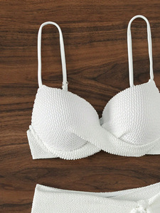 Soutien-gorge <span class=keywords><strong>push</strong></span>-<span class=keywords><strong>up</strong></span> en tissu texturé en gros, <span class=keywords><strong>blanc</strong></span>, meilleur bikini sexy xxx, <span class=keywords><strong>maillot</strong></span> <span class=keywords><strong>de</strong></span> <span class=keywords><strong>bain</strong></span> 2 pièces - Product Image 6