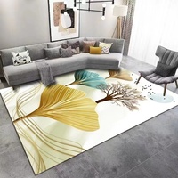 2023 mode lavable écologique salon décoratif tapis 3d imprimé tapis tapis de salon