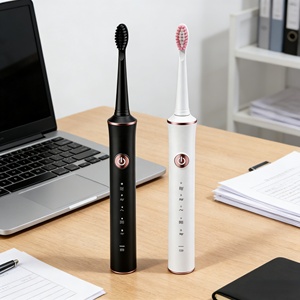 <span class=keywords><strong>Brosse</strong></span> à dents électrique rechargeable pliable, kit de <span class=keywords><strong>brosse</strong></span> à dents intelligente en forme de U, <span class=keywords><strong>brosse</strong></span> à dents électrique de luxe en métal, désinfectant - Product Image 3