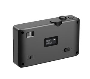 <span class=keywords><strong>Appareil</strong></span> <span class=keywords><strong>photo</strong></span> numérique rétro vintage 12 MP sans écran avec lampe flash au xénon, batterie au lithium 1200 mAh, 5 filtres, mise au point fixe, MicroSD - Product Image 5