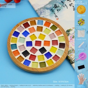 Posavasos de mosaico creativo Kit de material de bricolaje - Product Image 2