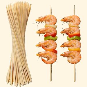 Brochetas de Bambú Desechables para Barbacoa, Palitos Redondos para Uso Diario en la Cocina, Hogar, Restaurante, Picnic, Preparación de Alimentos Ecológica y Económica - Product Image 6