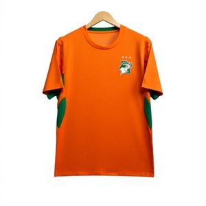 Ensemble de maillots de football pour hommes de Côte <span class=keywords><strong>d</strong></span>'Ivoire, uniforme de football OEM avec <span class=keywords><strong>d</strong></span>écoupe automatisée, tenue de football de l'équipe de Côte <span class=keywords><strong>d</strong></span>'Ivoire - Product Image 3