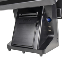 Système de caisse enregistreuse tout-en-un pour restaurant, tablette tactile 15'' 15.6'', système de point de vente, affichage au détail, terminal POS Windows