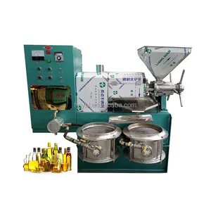 Comercial 6yl-125 6yl 130 Prensa en frío máquina de prensado de aceite de soja máquina de prensa de aceite de semillas con filtro de aceite