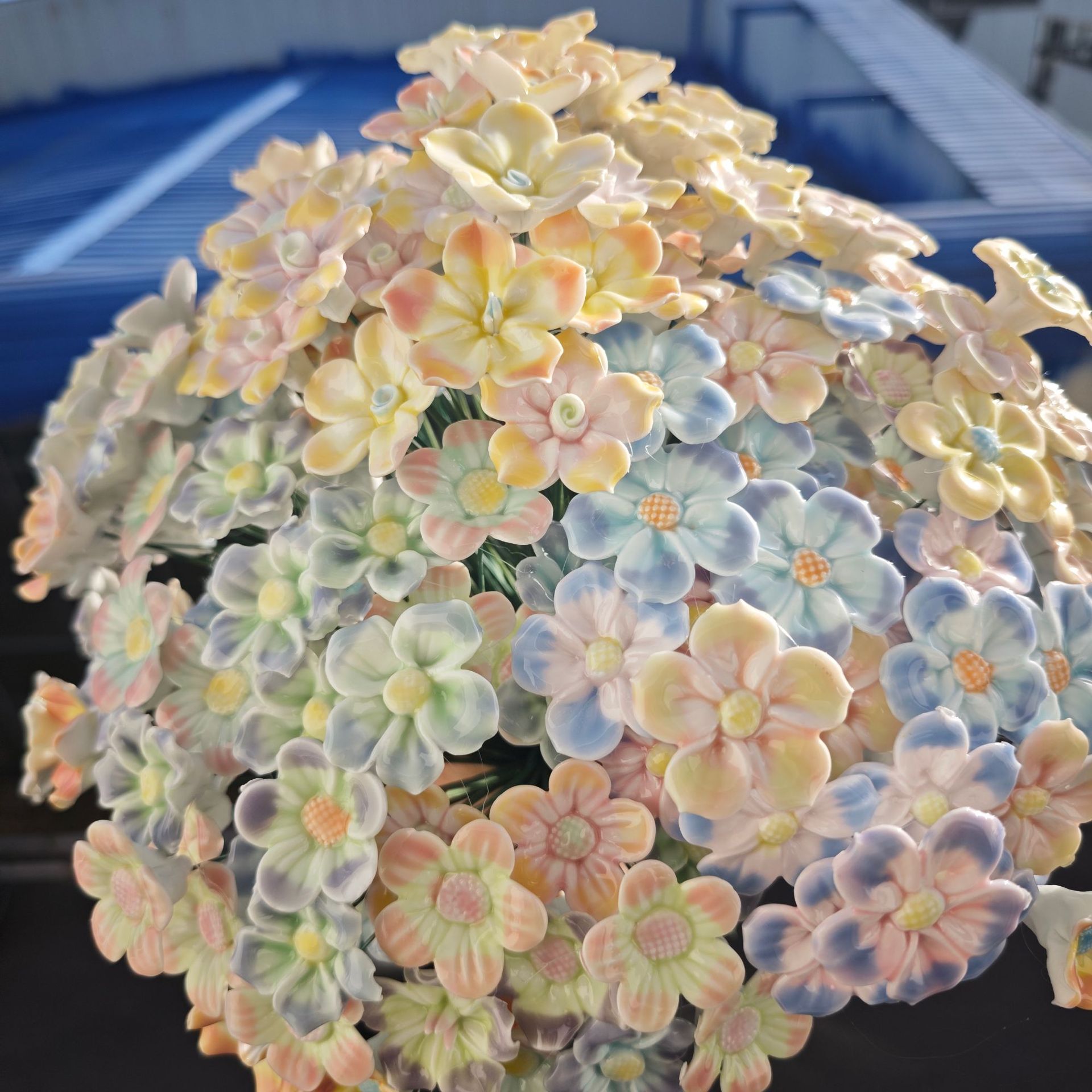 Flor degradada de ensueño
