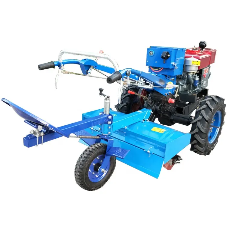 Macchine per l'agricoltura attrezzature 20hp diesel farm a piedi trattori con il rotary macchina di lavorazione del terreno