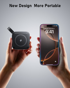 Cargador Inalámbrico Rápido 3 en 1 para <span class=keywords><strong>iPhone</strong></span>, Apple Watch y <span class=keywords><strong>AirPods</strong></span>, Carga Magnética Rápida, Plegable y Portátil para Viajes - Product Image 4