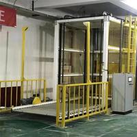 Konveyor Angkat Vertikal Tugas Berat dengan Pengunci Keamanan untuk Gudang Otomatis, Pallet, Kotak, dan Karton