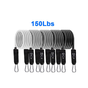 Cuerda de Tensión de Cinco Tubos, Equipo de Fitness para Hombre, Set de 11 Piezas para el Hogar, Bandas de Resistencia para Entrenamiento Muscular con Tubo Elástico - Product Image 6
