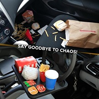 Support de bureau multifonctionnel pour ordinateur portable de voiture avec plaque d'écriture et table au volant