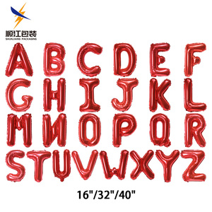 Hot Selling 16 40 Inch Gold/Sliver/Red/Blue/Rose Gold Globos A-Z Alphbet Balloon Letters Foil Helium <strong>Ballons</strong> - Product Image 5