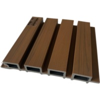 Panneau de revêtement mural décoratif en WPC imperméable pour extérieur, en vente chaude