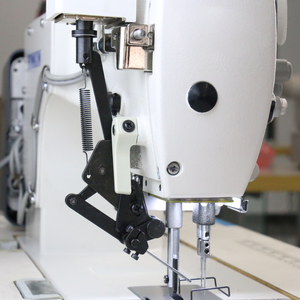 New YS-845D Industrial Mechanical Direct Drive High Speed Twin Needle Lockstitch Sewing Machine <b>Iron</b> Flat-Bed Configuration - Product Image 2