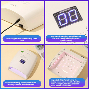 Lampada UV LED Ricaricabile di Alta Qualità 66W 33 LED S10 per Asciugatura Smalto <span class=keywords><strong>Gel</strong></span>, Strumento per Manicure e Pedicure Professionale - Product Image 4