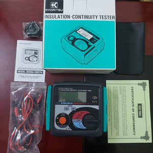 KYORITSU Insulation Conductivity Tester <b>MODEL</b> 3005A Automatic Zeroing Reduces test Line Impedance - Product Image 5