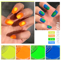 Pigment Fluorescent Bojun Y Marque Privée Service OEM/ODM Poudre à Ongles Néon Personnalisée pour les Grandes Marques Mondiales