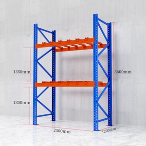 Precio de fábrica Estante de paleta ajustable Almacén Estantería de servicio pesado Estantería de paletas para almacén - Product Image 4