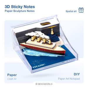 Papelería Estudiantil Personalizada, Bloc de Notas 3D, Notas Adhesivas Personalizadas, Escultura de Papel, Recuerdos - Product Image 1