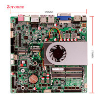 Placa Base Industrial Intel Core de 8.ª Generación Kabylake I5-8250U con Conector VGA y LVDS, Compatible con Reproducción 4k