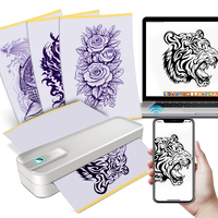 Impresora Portátil Inalámbrica para Viajes, Impresora Térmica sin Tinta para Papel A4 y A5, Compatible con IOS, Android, Laptop, para Oficina, Auto y Hogar