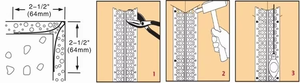 Système de plafond en plaques de plâtre, cornière en PVC, <span class=keywords><strong>angle</strong></span> mural - Product Image 4