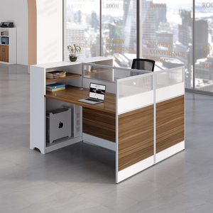Stile moderno 1 2 4 6 8 posti scrivania cubicolo schermo Workstation divisorio tavolo ufficio moderno ergonomico - Product Image 2