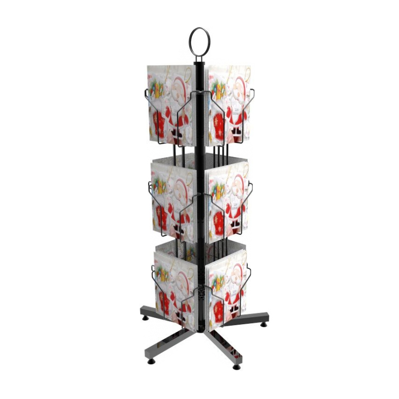 Apache Customized Metal Poster Display Rack for Book Store Supermarket Shelves — view 2