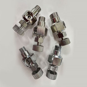 Nissin Needle Valve 1/4 In Brass High Temperature Pneumatic Gas Control 2-Way External Thread - Product Image 2